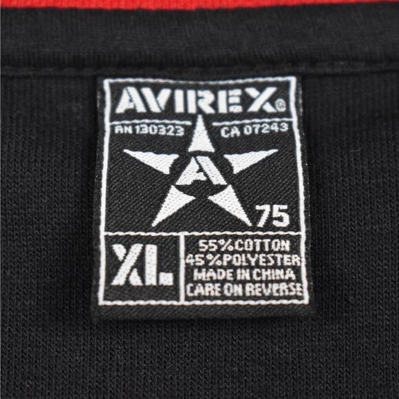 Avirex Black and Red Striped Track Jacket - Picture 7 of 10